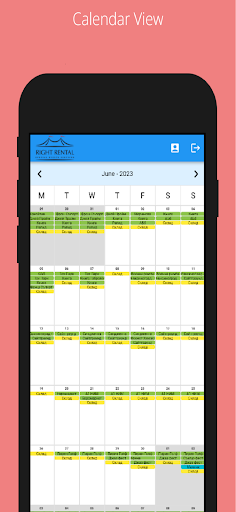 Android application Timesheet BG screenshort