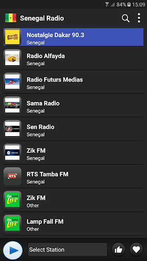 Android application Radio Senegal - AM FM Online screenshort