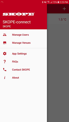 Android application SKOPE-connect screenshort