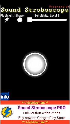 Sound Stroboscope Screen 3