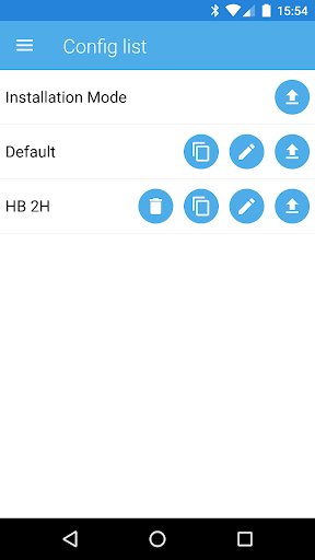 Android application Beacon Tag Configurator screenshort