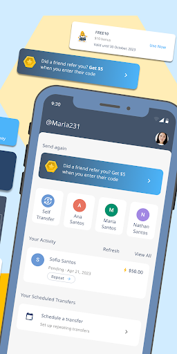 TANGGapp: Money Transfers Screen 2