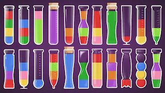Game screenshot ウォーターソートクイズ mod apk