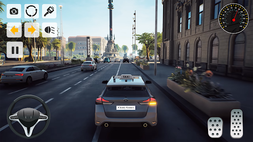 Android application Indian Taxi Driving 3D Games screenshort