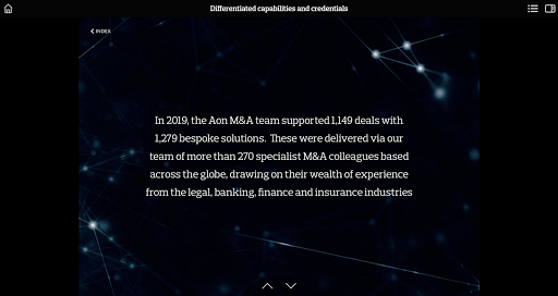 Aons M&A Solutions App Screen 3