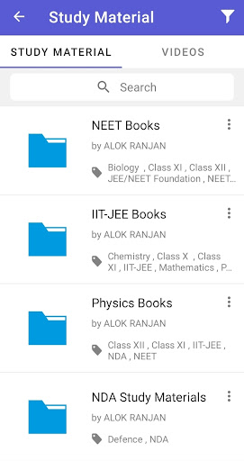 PWA - Physics with Alok Screen 2