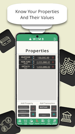 WIMB - Personal Finance App Screen 2