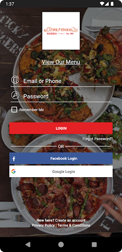 Sticky Fingers Pizzeria Screen 2