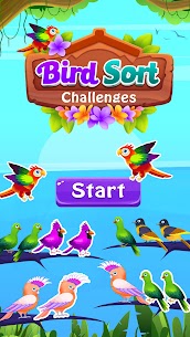 Color Bird Sort Puzzle Games Mod APK (Unlimited Money) 4