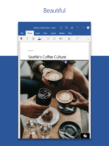 Microsoft Word: Write, Edit & Share Docs on the Go 16.0.13530.20130 Screenshots 1