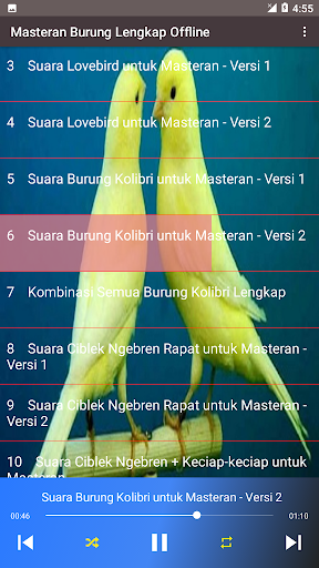 Kicau Burung Isian Offline Screen 3