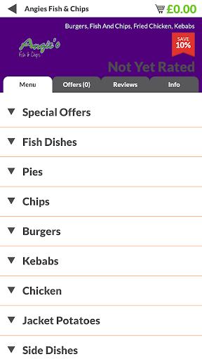 Angies Fish & Chips LE11 Screen 2