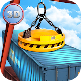 Dock Tower Crane Simulator 3D icon
