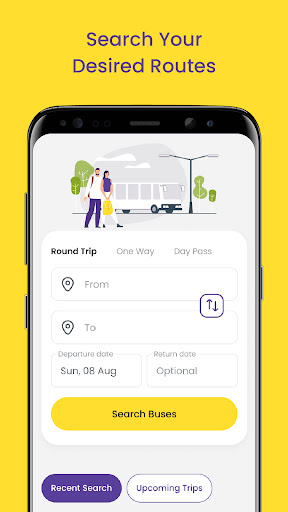 Screenshot of Easybook® Bus Train Ferry Car