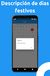 Screenshot 4 Calendario con días festivos android