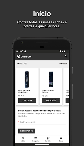 Android application FBG Comercial screenshort