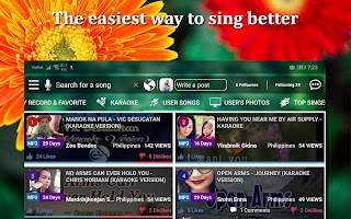 screenshot of Sing karaoke record karaoke