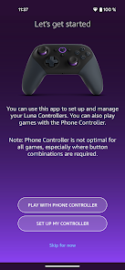Which controllers can I use with  Luna?