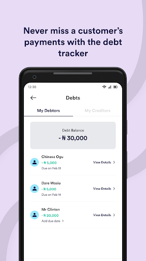 Luca: Easy Bookkeeping App Screen 2