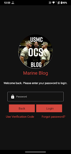 Marine Blog Screen 2
