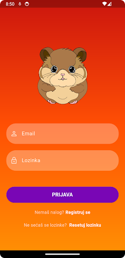 Android application Criceta screenshort