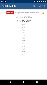 Screenshot 7 Miami Transit Schedule android