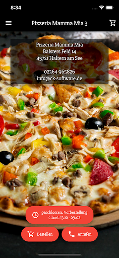 Android application Foody Express screenshort