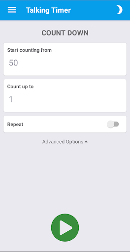 Android application Talking Timer screenshort