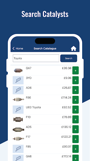 Converter Buyer Catalogue Screen 2