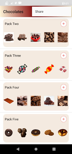 Chocolate stickers Screen 3