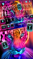 screenshot of Fluorescent Neon Tiger Keyboar