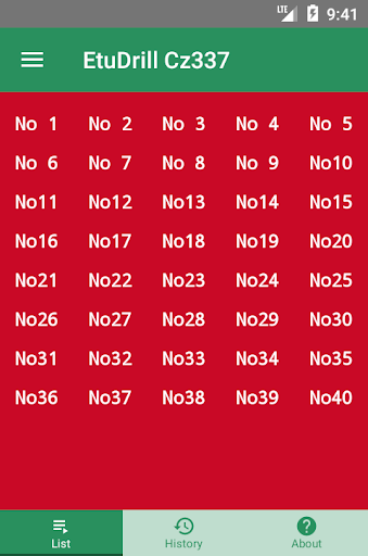 Android application Piano Etude Player | EtuDrill screenshort
