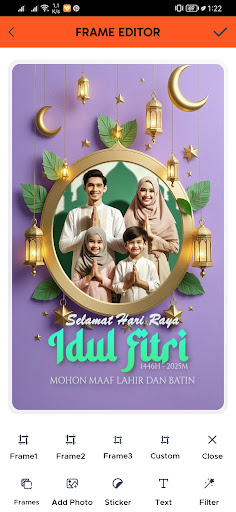 Eid Mubarak 2025 Greeting Card Screenshot 4 - AppWisp.com