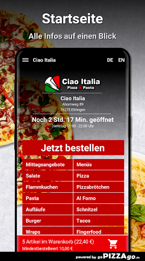 Ciao Italia Ettlingen Screen 2