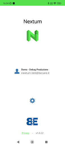 Android application Nextum screenshort