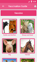 screenshot of IVRI-Vaccination Guide App(टीक