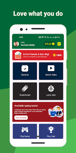 Android application Earn Easy with CoinCraze screenshort