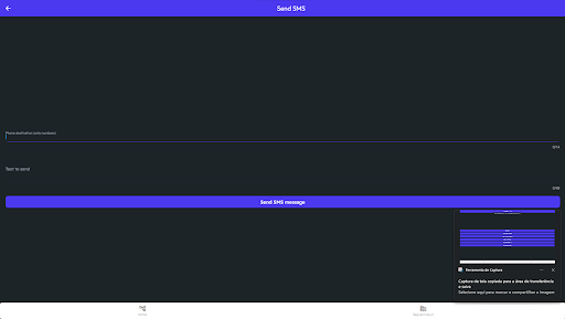OpenSMS Screen 3