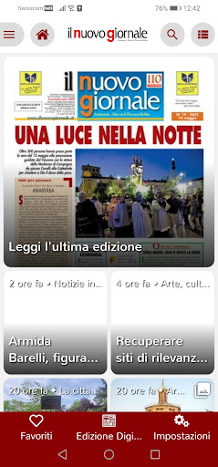 Android application Il Nuovo Giornale screenshort
