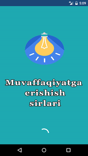 Android application Muvaffaqiyat sirlari screenshort