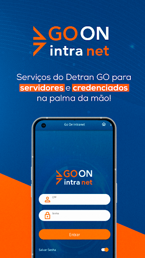 Android application GO ON Intranet screenshort