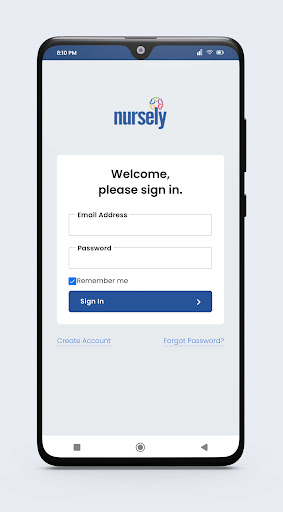 Android application Nursely screenshort