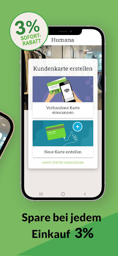 HUMANA Second Hand Kundenkarte Screen 2