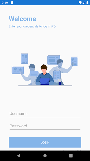 Android application iPO screenshort