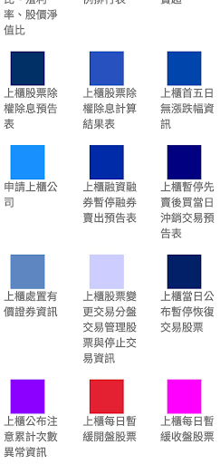 台灣股票上櫃公司交易資訊  Taiwan Stock