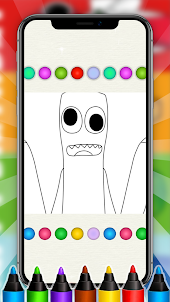 Rainbow Friends: Coloring Game