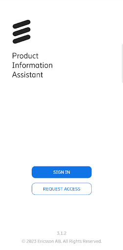 Android application Product Information Assistant screenshort