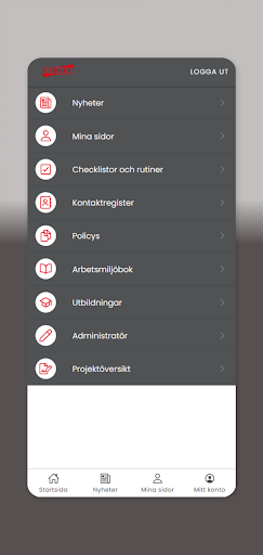 Android application IL Frakt screenshort