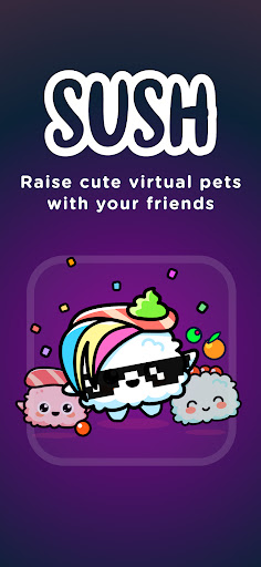 Android application SUSH Grow cute virtual animal screenshort