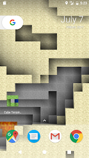 Cube Terrain 3D Live Wallpaper Screenshot